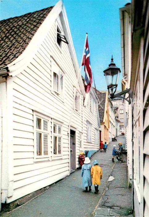 Bergen Norwegen The old part