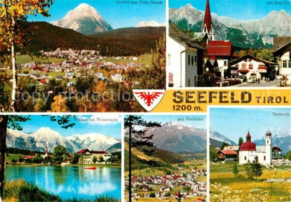 Seefeld Tirol Hohe Munde Ortsmotiv Wildsee Wetterstei