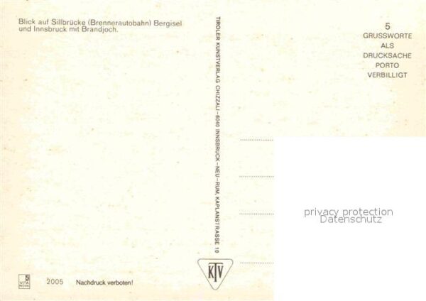 Innsbruck Sillbrücke Berg Isel Brennerautobahn Br – Bild 2