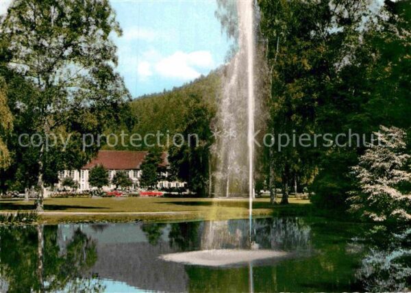 Bad Liebenzell Kurpark Fontäne