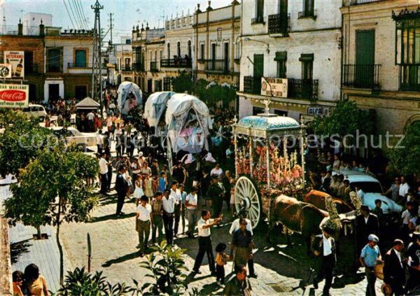 Sevilla Andalucia Salida de las Carretas