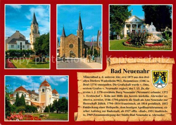 Bad Neuenahr-Ahrweiler Rosenkranzkirche Ev Kirche Thermal Bade