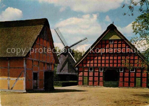 Cloppenburg Freilichtmuseum Haakenhof Kappenwindmüh