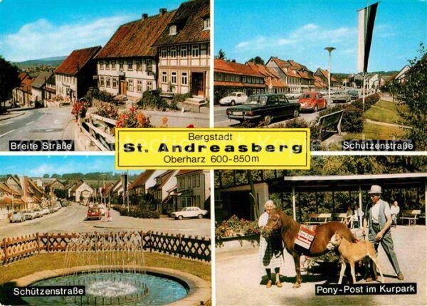 St Andreasberg Harz Breite Strasse Schützenstrasse Pony Pos