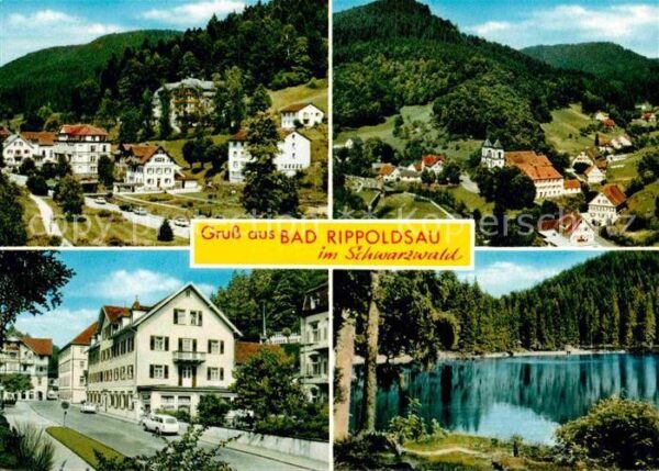Bad Rippoldsau Schwarzwald Teilansichten Weiher