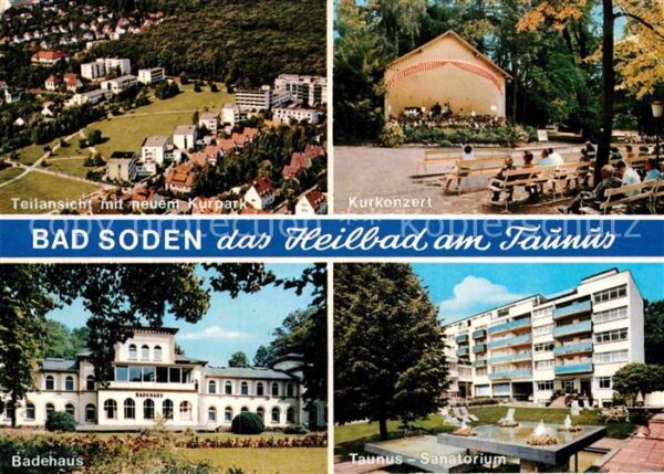 Bad Soden-Salmuenster Kurpark Kurkonzert Badehaus Taunus Sana