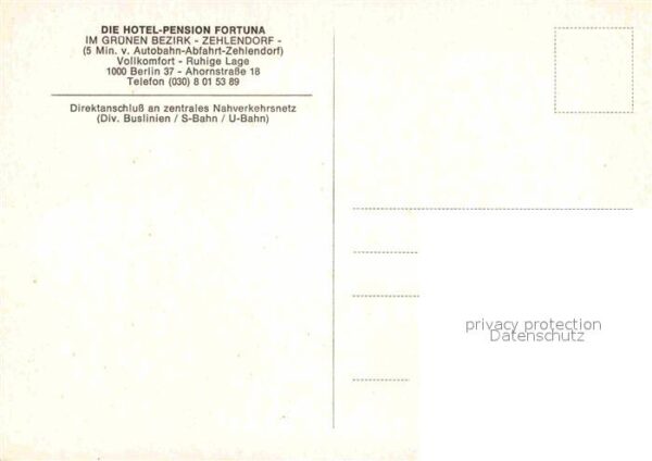 Zehlendorf Berlin Hotel Pension – Bild 2