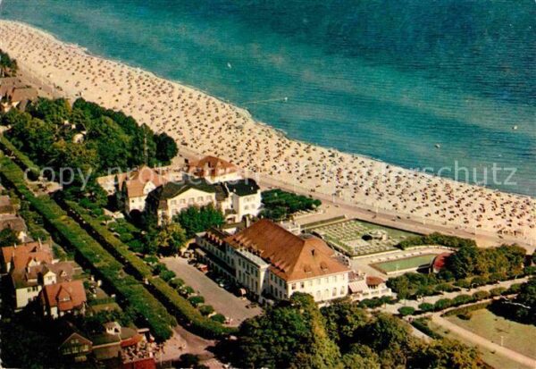 Travemuende Ostseebad Fliegeraufnahme
