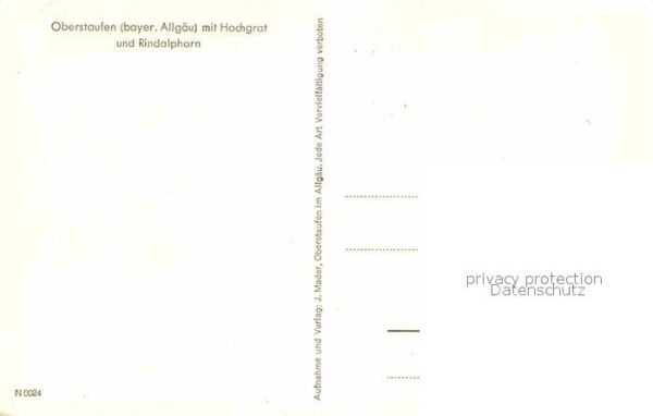 Oberstaufen mit Hochgrat und Rindalphorn – Bild 2