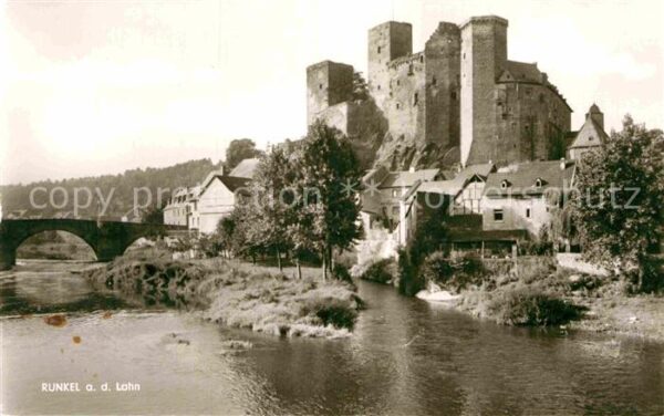 Runkel Lahn Partie an der Lahn
