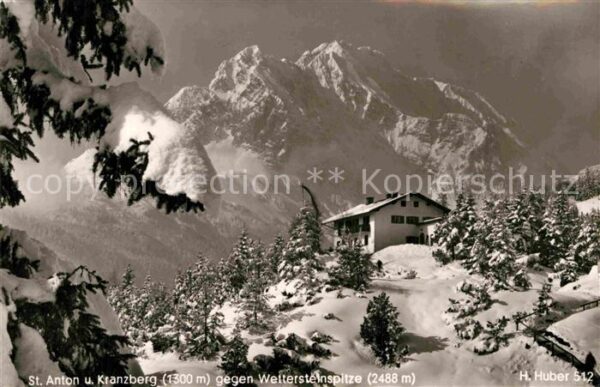 St Anton Kranzberg gegen Wettersteinspitze