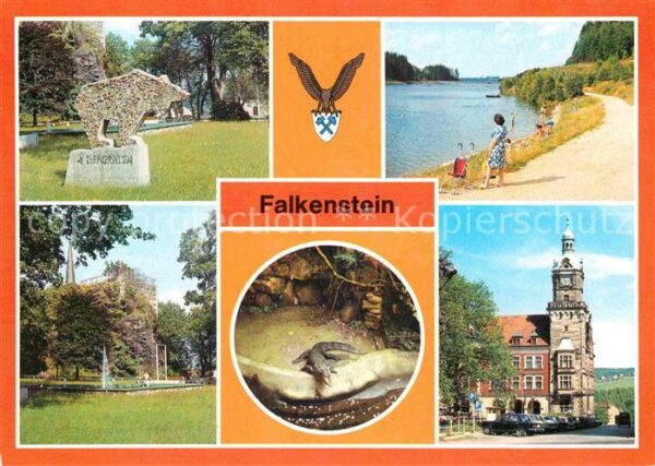Falkenstein Vogtland Schloßfelsen Talsperre Tierpark Krokodi