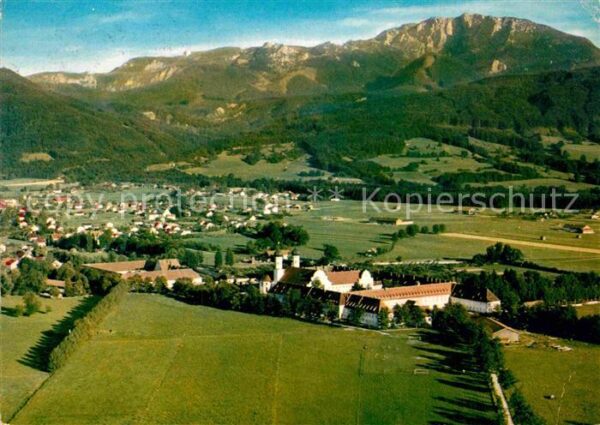 Benediktbeuern Fliegeraufnahme mit Salesianerkloster u