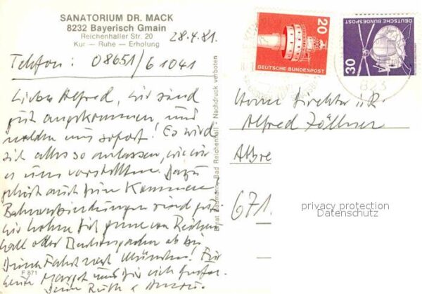 Bayrisch Gmain Tirol Sanatorium Dr. Mack – Bild 2