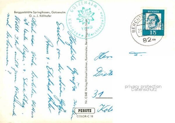 Koenigsee Berchtesgaden Berggaststätte Springkasen Gotzenalm Kü – Bild 2