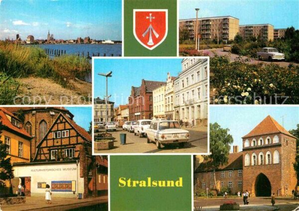 Stralsund Mecklenburg Vorpommern Leninplatz Friedrich Woll Strasse Kultu