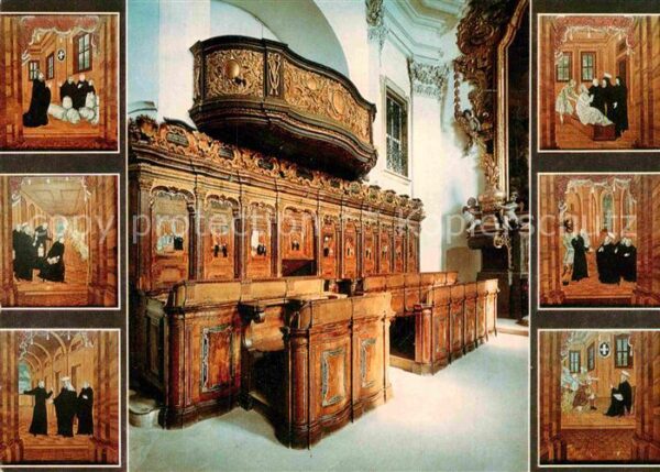 Banz Bad Staffelstein Klosterkirche Chorgestühl Schloss