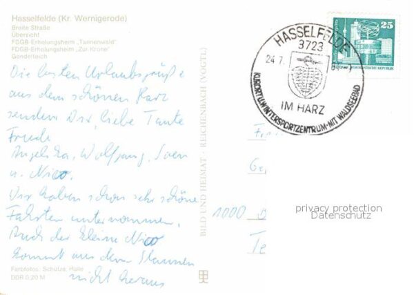 Hasselfelde Breite Strasse Erholungsheime Tannenwal – Bild 2