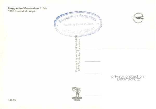 Oberstdorf Berggasthof Gerstruben Hofats – Bild 2