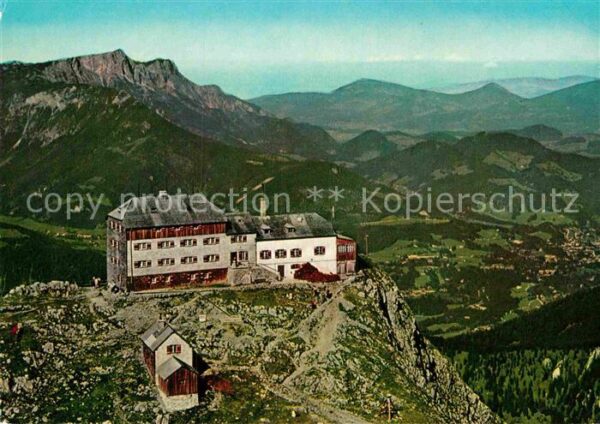 Berchtesgaden Watzmannhaus Fliegeraufnahme gegen Unte