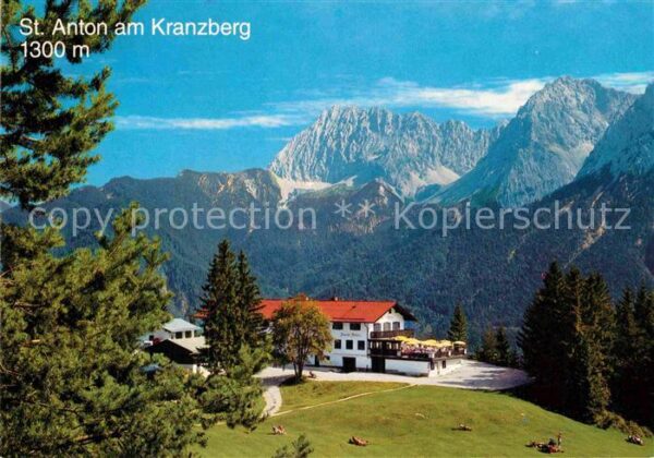 Mittenwald Bayern Berggaststätte St. Anton