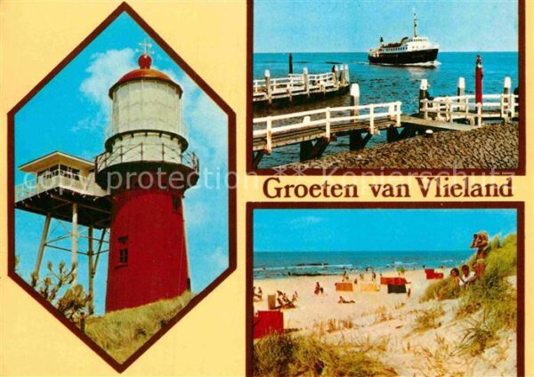 Vlieland Leuchtturm Strand Seebrücke
