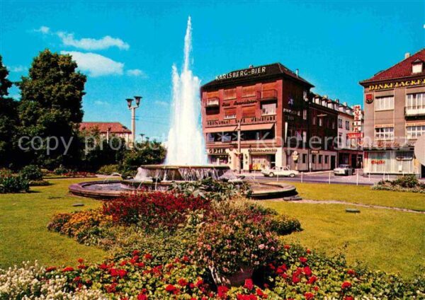 Kaiserslautern Am Fackelrondell Brunnen