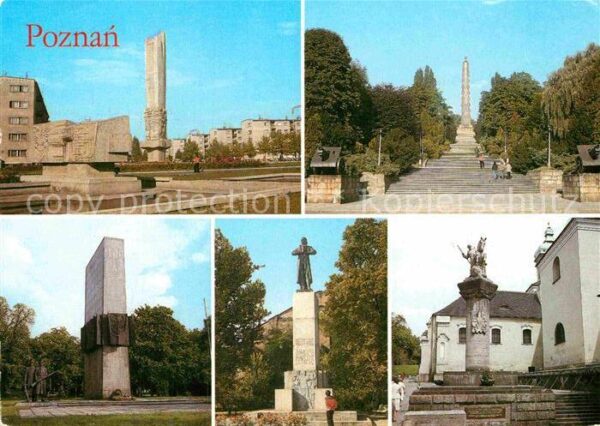 Poznan Posen Pomniki Walk o wyzwolenie