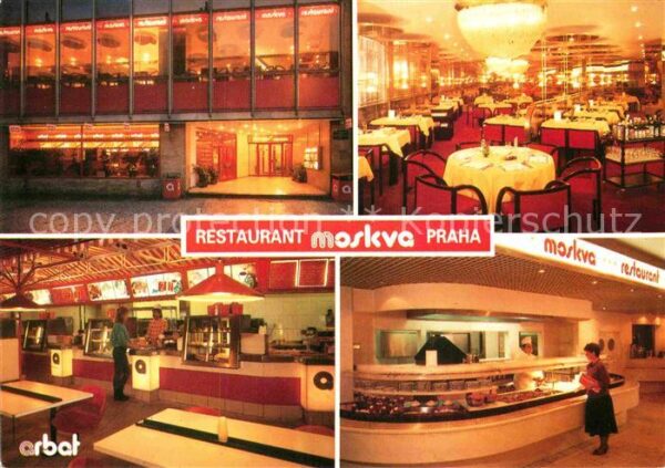 Praha Prahy Prague Restaurant Moskva