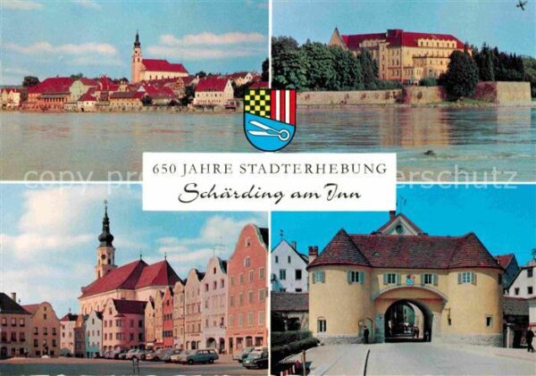 Schaerding 650 Jahre Stadterhebung Stadtplatz Silb