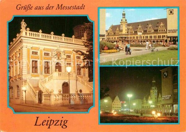 Leipzig Alte Handelsbörse am Naschmarkt Rathaus