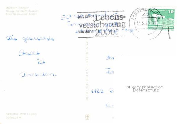 Leipzig Georgi Dimitroff Museum Rathaus Markt – Bild 2