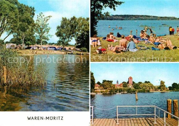 Waren Mueritz Camping Ecktannen Kamerun Strand Kietz-