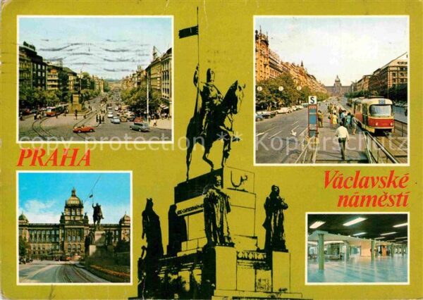 Praha Prahy Prague Vaclavske namesti Wenzelsplatz