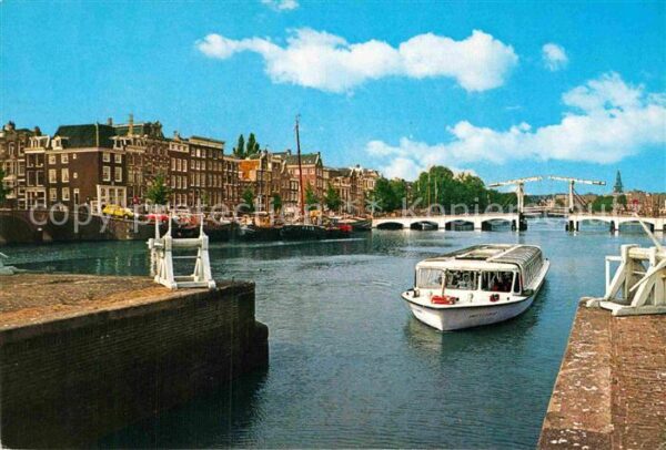Amsterdam Niederlande Amstel met Magere Brug