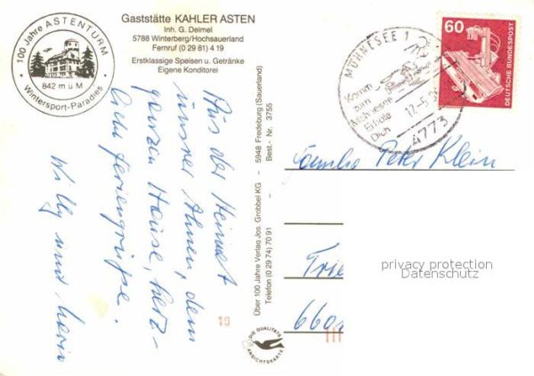 Winterberg Hochsauerland Restaurant Kahler Asten – Bild 2