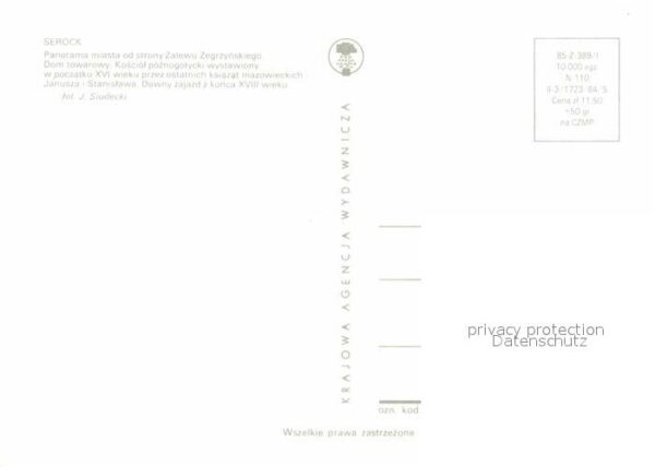 Serock Panorama Miasta Ortspartien – Bild 2
