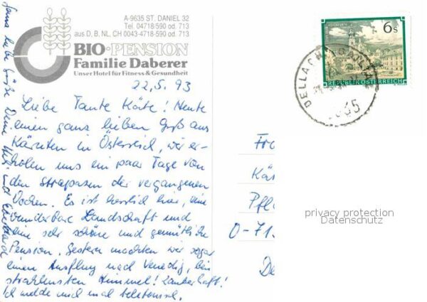St Daniel Gailtal Bio Pension Familie Daberer – Bild 2