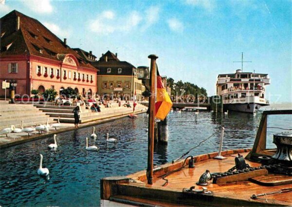 Ueberlingen Bodensee Schiffsanlegestelle