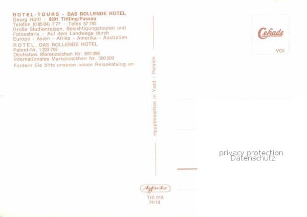 Passau Tittling Rotel Tours Das rollende Hotel – Bild 2