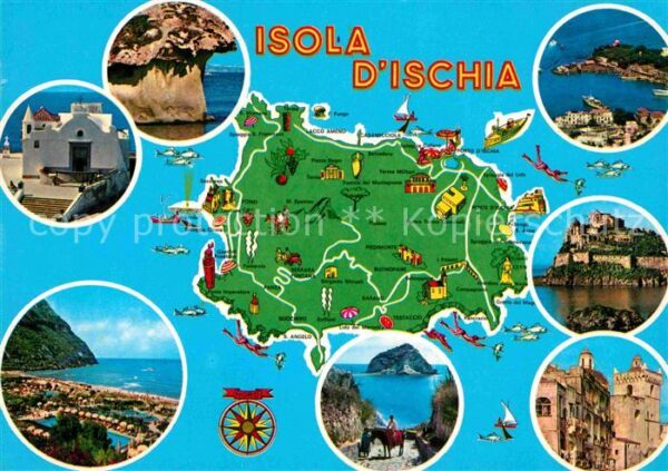 Ischia Lageplan