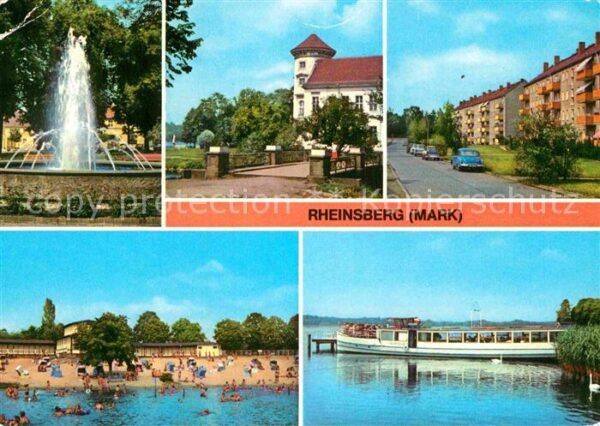 Rheinsberg Springbrunnen Schloss Diabetiker Sanato