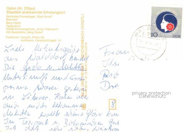 Oybin Pionierlager Rudi Anrdt Berg-Oybin Erho – Bild 2