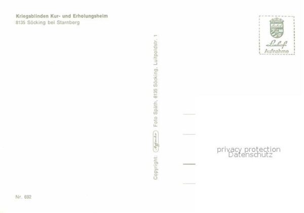 Soecking Starnberg Kriegsblinden Kur- und Erholungsheim – Bild 2