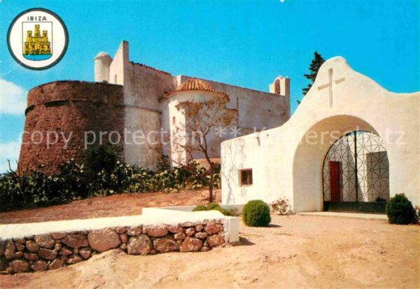 Ibiza Islas Baleares Santa Eulalia Iglesia Castillo