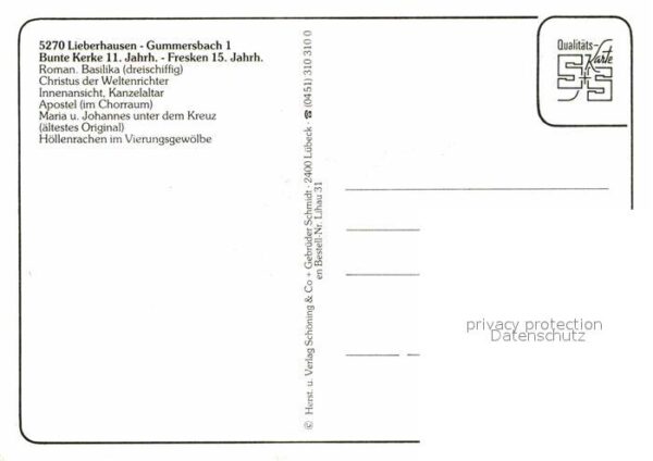 Lieberhausen Bunte Kerke Fresken – Bild 2