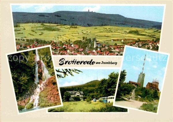 Brotterode Kleiner-Inselsberg Trusetaler-Wasserfal