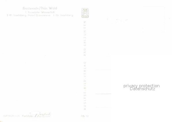 Brotterode Kleiner-Inselsberg Trusetaler-Wasserfal – Bild 2