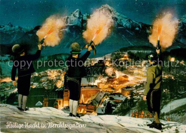 Berchtesgaden Heilige Nacht Raketenschiessen