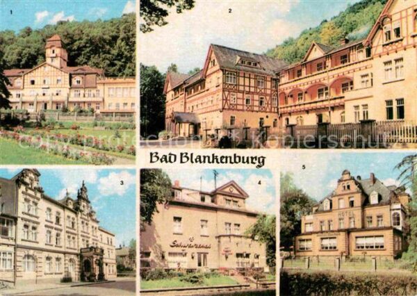 Bad Blankenburg FDGB-Heime Am Goldberg Albert-Hähnel Ma